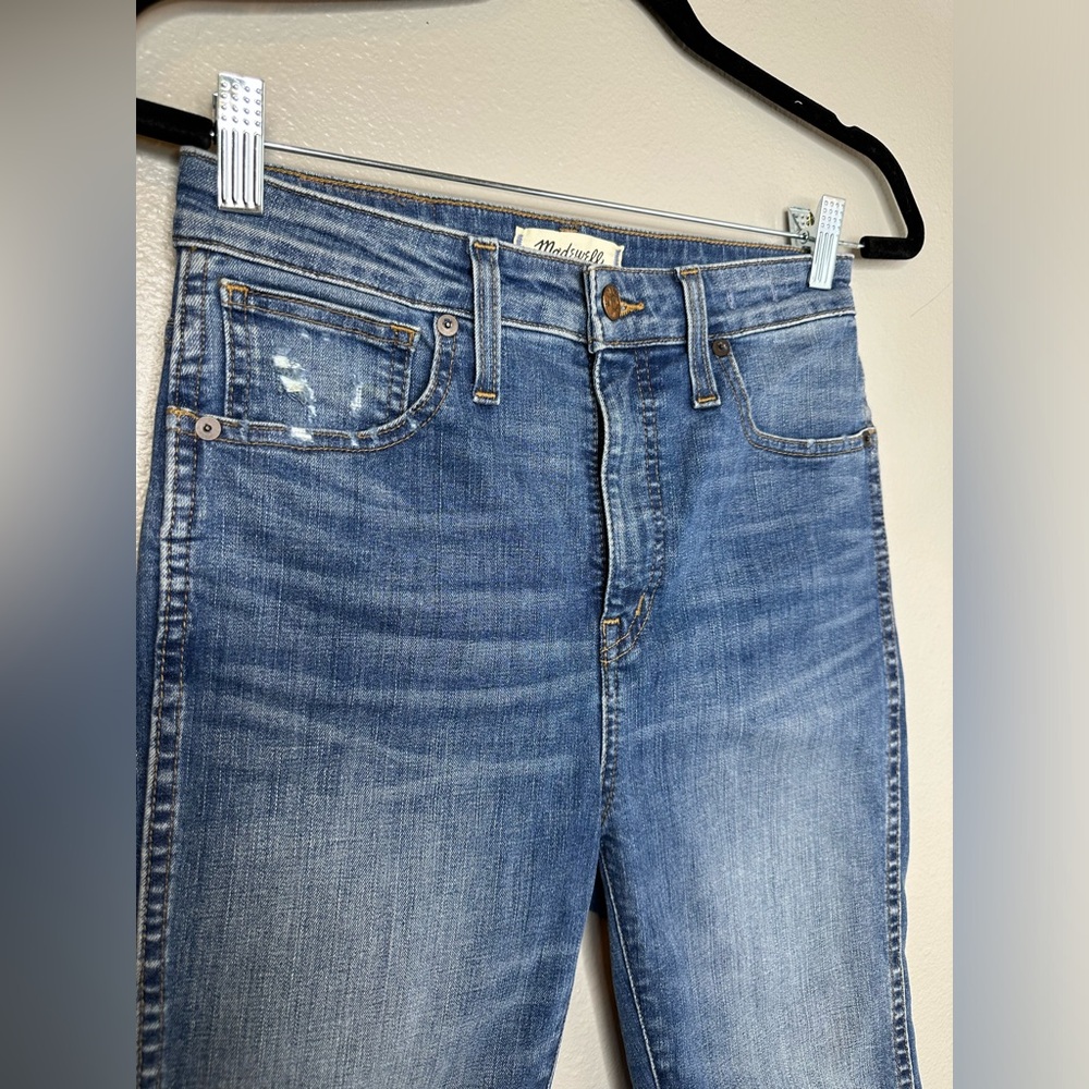 Madewell Curvy High Rise Skinny Jeans Dark Wash Women's Size 27 - Picture 2 of 6